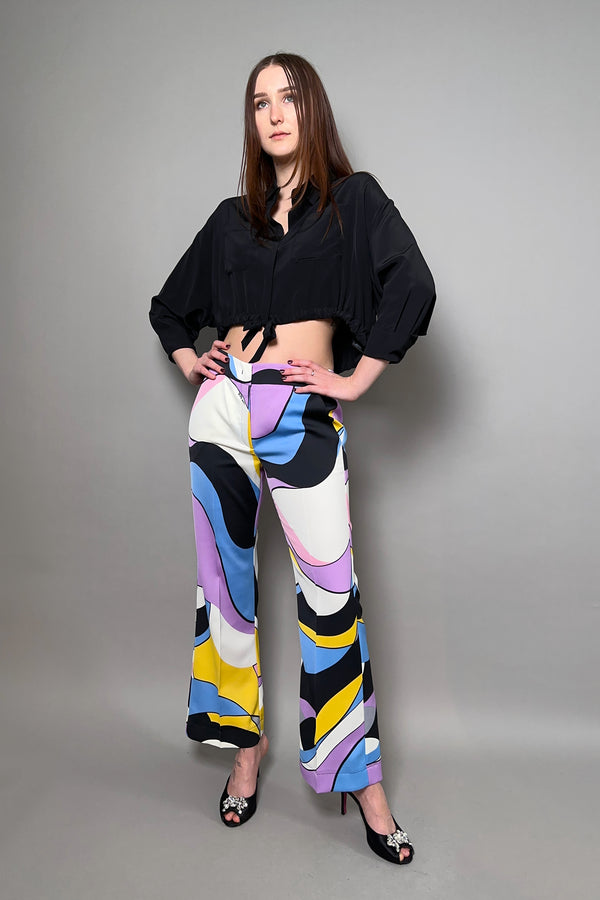 Marella Patterned Trousers in Multi-Colour - Ashia Mode