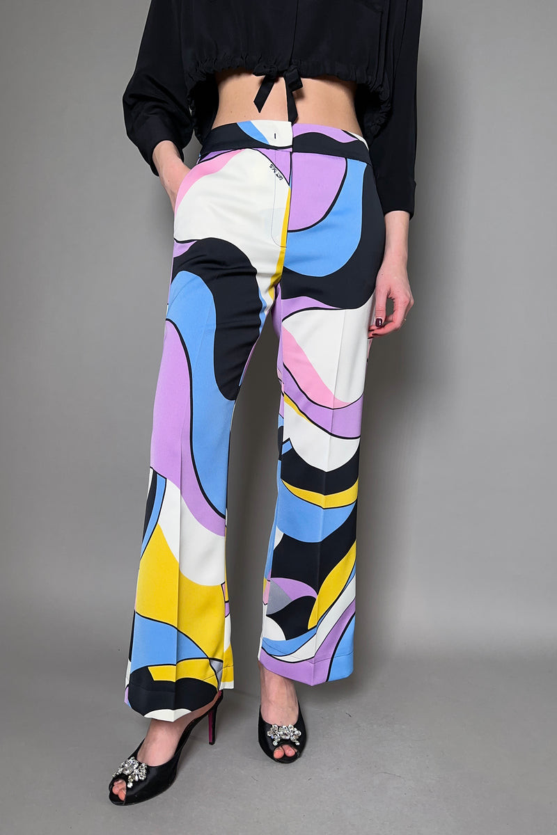 Marella Patterned Trousers in Multi-Colour - Ashia Mode