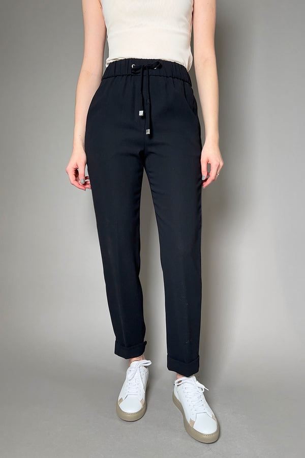 Peserico Jogger Pants in Black - Ashia Mode