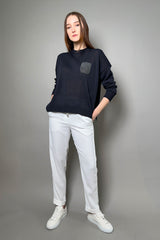 Peserico Jogger Pants in White - Ashia Mode