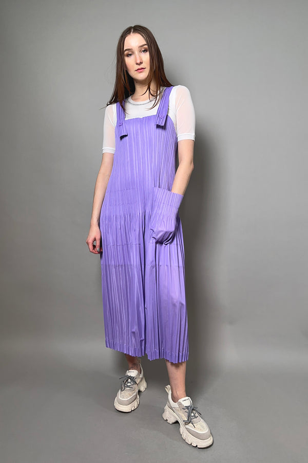 Pleats Please Issey Miyake New Arrival Thicker Bottom Jumpsuit - Ashia Mode