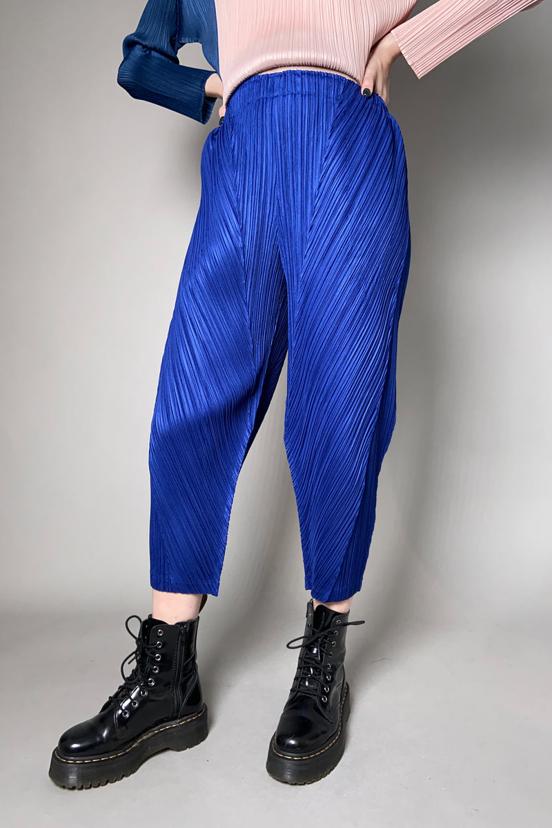 Pleats Please Issey Miyake New Arrivals Thicker Bottoms 2 Pants - Ashia Mode
