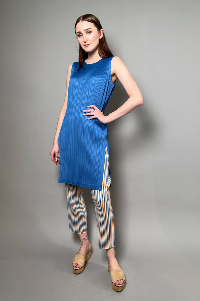 Pleats Please Issey Miyake Crossroad Pants in Orange and