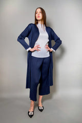 Pleats Please Basic Mockneck Shirt in Light Grey