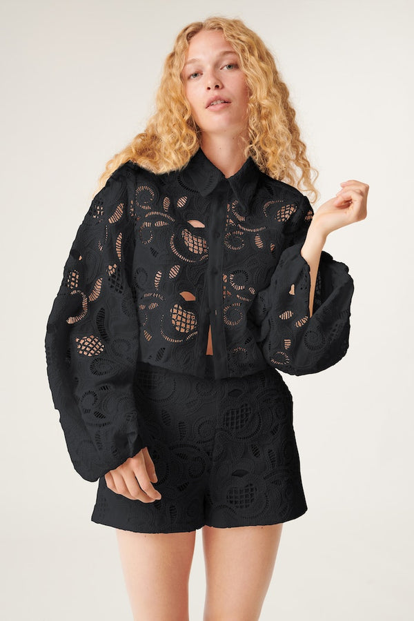 Dorothee Schumacher Sale Generous Gaze Shorts in Black - Ashia Mode