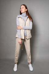 Tonet Grey Turtleneck with Sequins - Ashia Mode