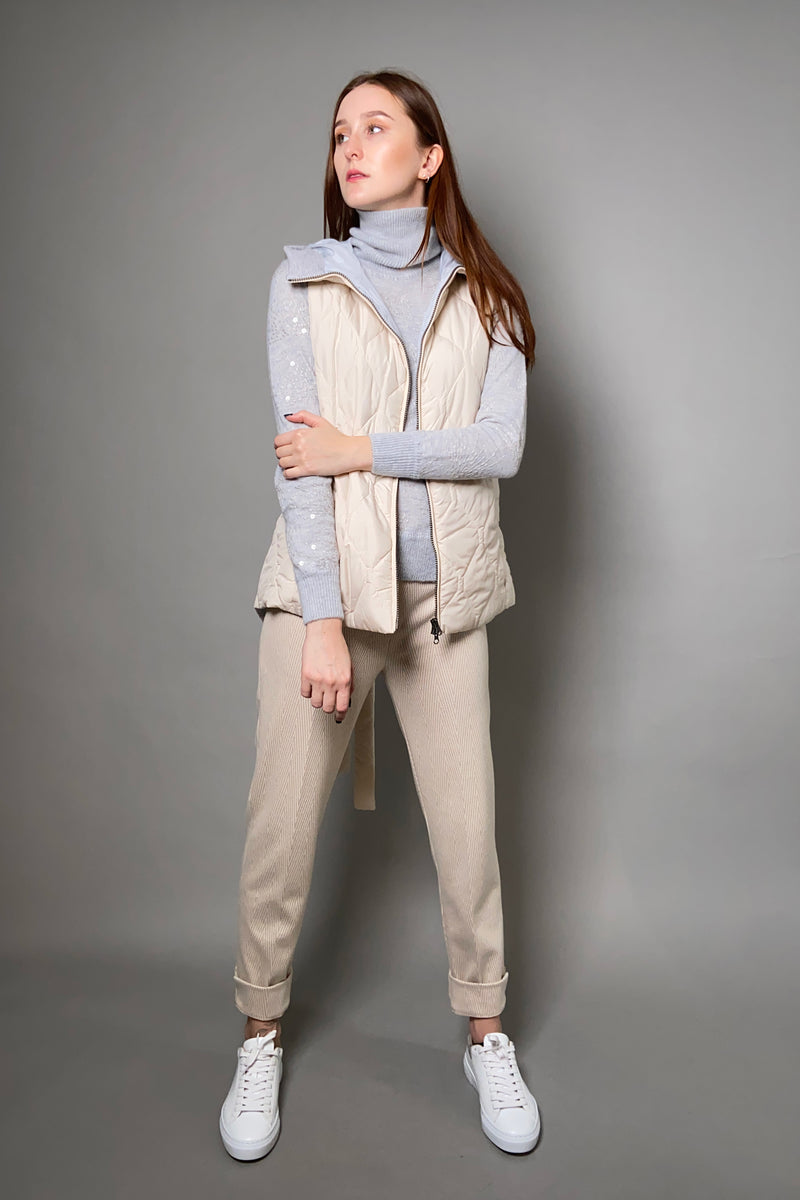Tonet Grey Turtleneck with Sequins - Ashia Mode