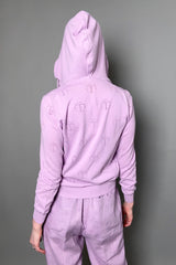 Tonet Zip-Up Hoodie in Pink Lavender - Ashia Mode