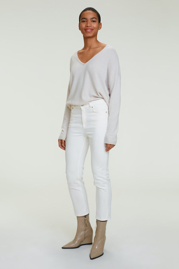 Dorothee Schumacher Sale Denim Love Pants in White - Ashia Mode