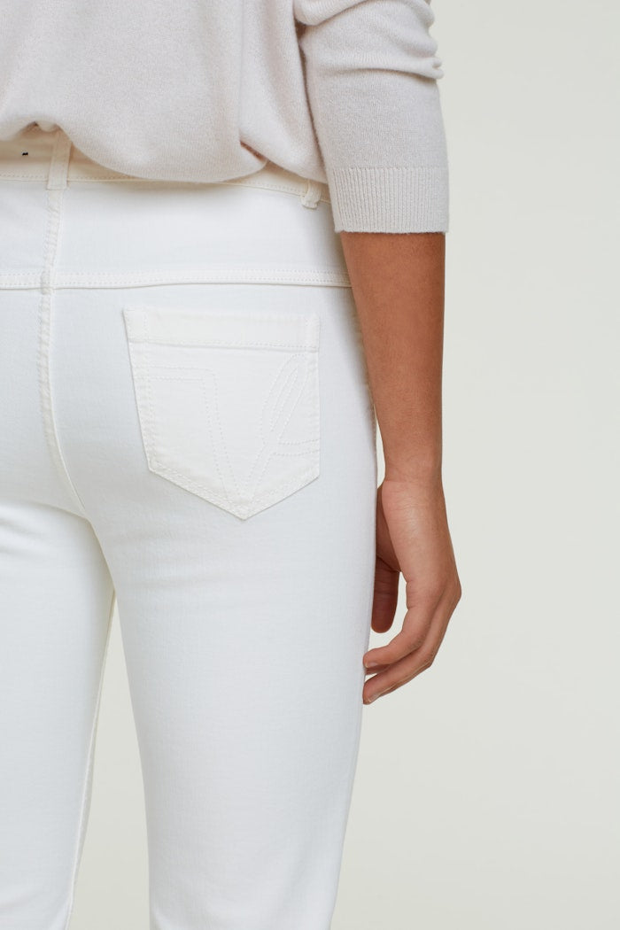 Dorothee Schumacher Sale Denim Love Pants in White - Ashia Mode